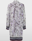 Marc Cain midi-jurk met grafische print – Purple Rose
