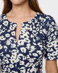 Marc Cain korte jurk met all-over print Midnight Sail – BC 21.15 J41 | 391