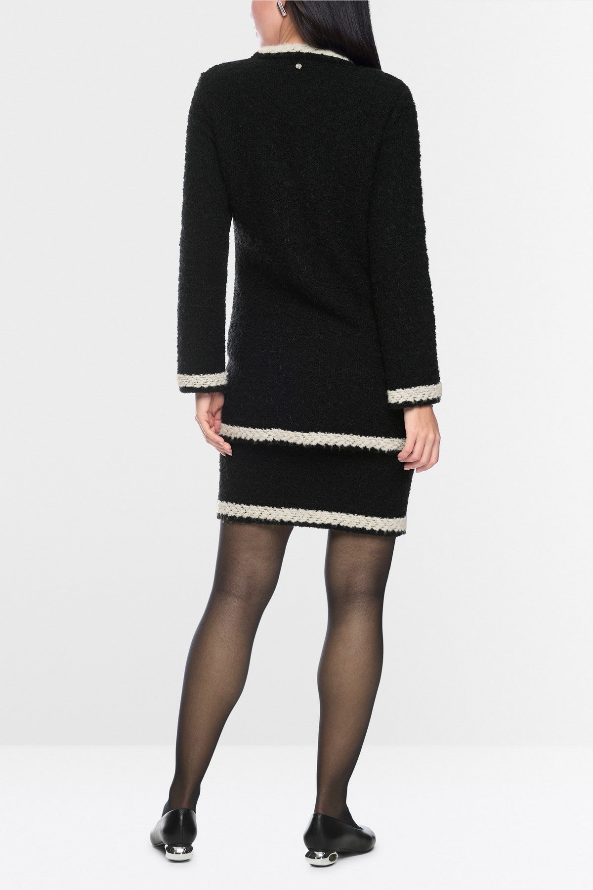 Marc Cain bouclé-vest Gebreid in Duitsland – Black New
