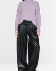 Marc Cain oversized trui met col – Purple Rose