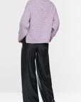 Marc Cain oversized trui met col – Purple Rose