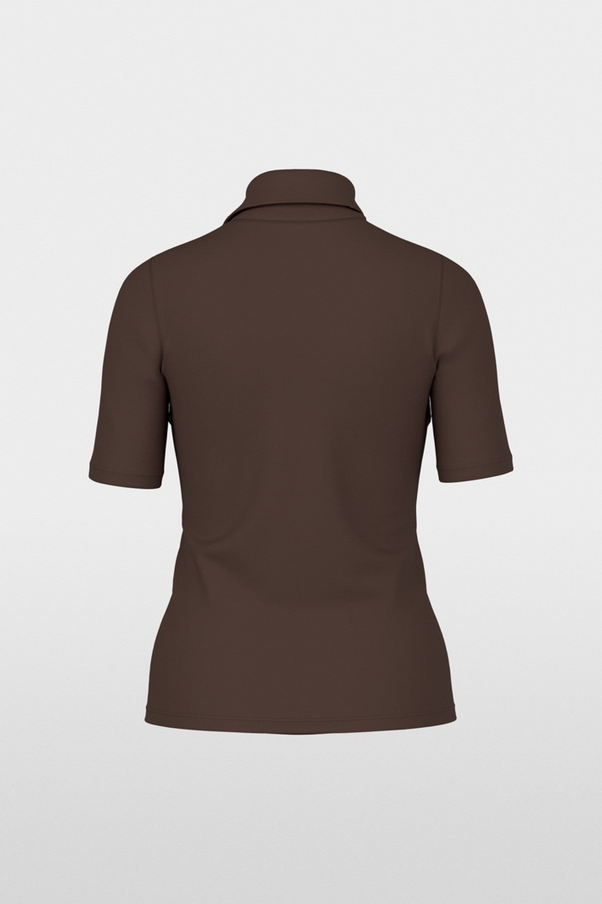 Marc Cain shirt van stretchkatoen Seal Brown – BC 48.18 J14 | 697