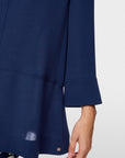 Marc Cain losvallende blouse in tuniekstijl Midnight Sail – BC 51.01 W90 | 391
