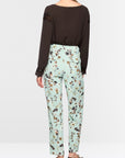 Marc Cain blouse met kant Seal Brown – BC 51.22 W90 | 697