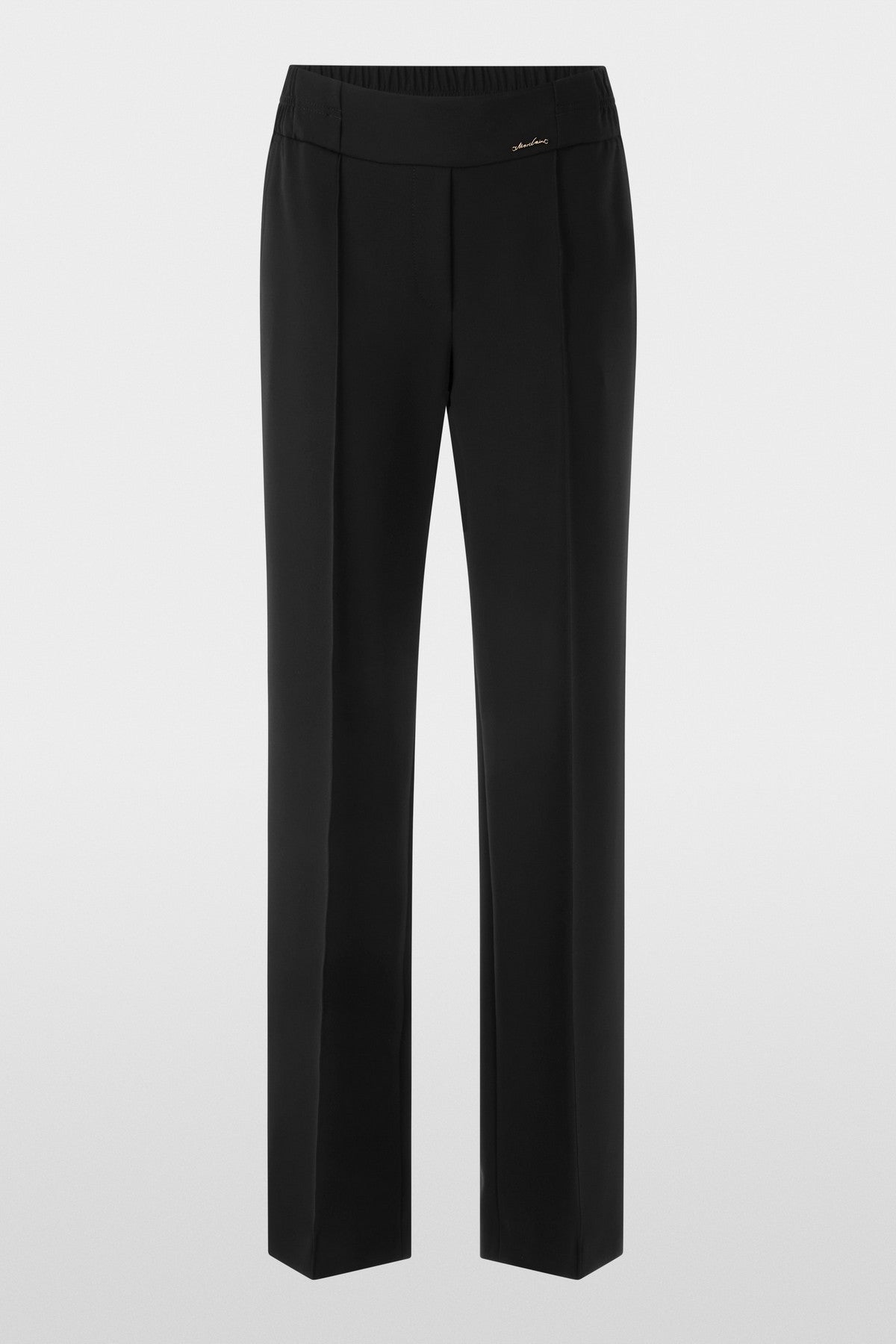 Marc Cain WASHINGTON Wide Fit broek in Black New met wijde pijpen