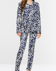 Marc Cain SYDNEY broek met print Midnight Sail – BC 81.35 J41 | 391