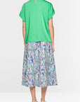 Marc Cain Collections - Soepelvallende blouse met korte mouwen - Bright Jade - AC 51.21 W08 | 550