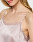 Marc Cain - ZA 61.03 W52 | 702 - Top zijde kant - zachtroze