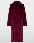 Marc Cain - ZC 11.04 W42 | 294 - Mantel lang teddy - burgundy