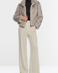 Marc Cain - ZC 12.07 W64 | 182 - Jas van fake fur - smoke