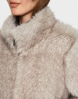 Marc Cain - ZC 12.07 W64 | 182 - Jas van fake fur - smoke