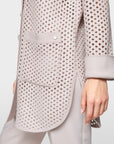 Marc Cain - ZC 39.03 M17 | 702 - Cardigan rasterstructuur - light taupe