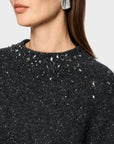 Marc Cain - ZC 41.35 M57 | 842 - Pull alpacamix glitter - anthraciet
