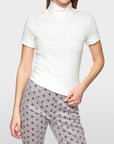 Marc Cain - ZC 48.06 J15 | 110 - Shirt col montant - off-white