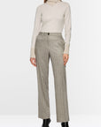 Marc Cain - ZC 48.44 J15 | 182 - Shirt met gebreide kraag - stone