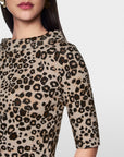 Marc Cain - ZC 48.45 J26 | 606 - Shirt luipaardprint - soft cappuccino