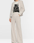 Marc Cain - ZC 81.23 J31 | 182 - Broek wijd rib cord - stone