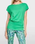Marc Cain Collections - Shirt van stretchkatoen - Bright Jade - AC 48.19 J14 | 550