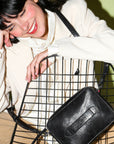 Marie Martens Bento schoudertas – Python Black
