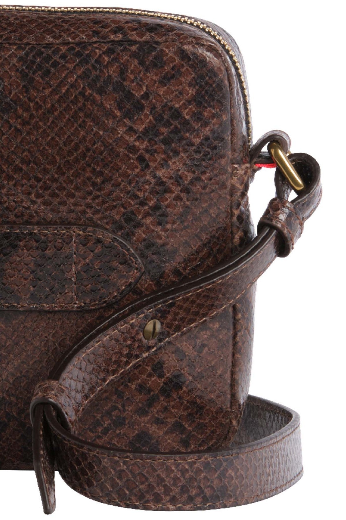 Marie Martens Bento schoudertas – Brown Python
