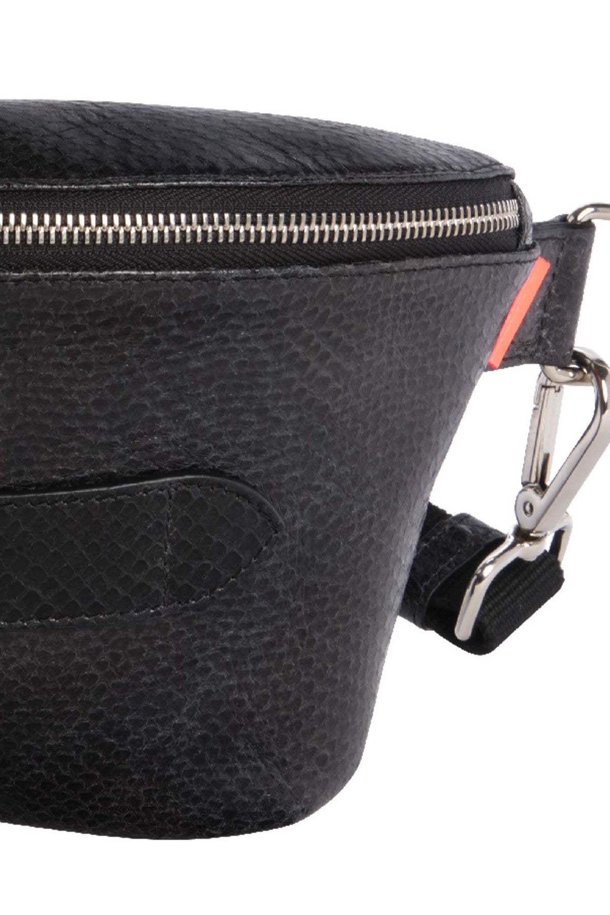 Marie Martens Coachella XL crossbody- en heuptas – Black Python