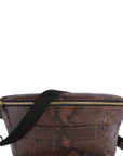 Marie Martens Coachella XL crossbody- en heuptas – Brown Python