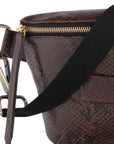 Marie Martens Coachella XL crossbody- en heuptas – Brown Python