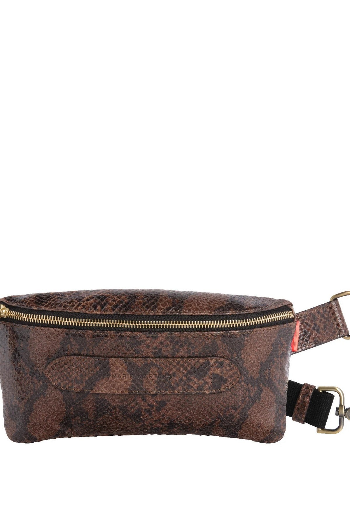 Marie Martens Coachella crossbody- en heuptas – Brown Python