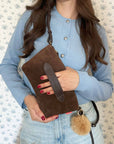 Marie Martens - Coachella pocket suè - Heuptasje - choco