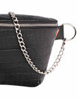 Marie Martens - Coachella XL croco - Heuptas XL - black