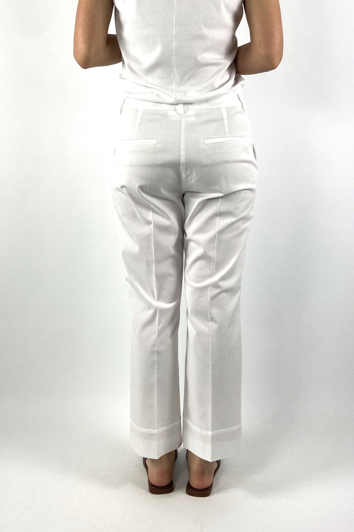 Seductive - Minesse 7/8 Broek - Wit - 095085/9643