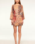 Misa Los Angeles - Twiggy dress - Kleed kort patchwork