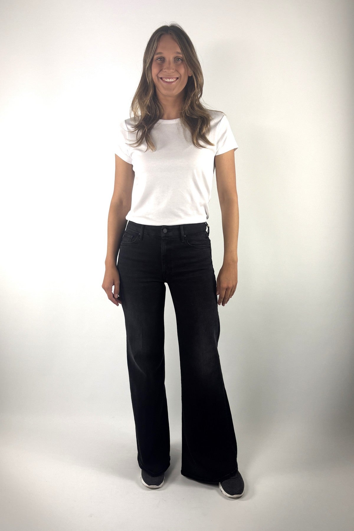 Mother The Roller Sneak flared jeans – Spiked Hair Art
