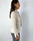 Natan - Mia-woolcash-170 - Pull knoopkraag - greige