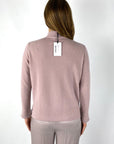 Natan - Mia-woolcash-133 - Pull knoopkraag - poederrose