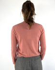 Natan Oliana-aircash cardigan wol & kasjmier – Flamingoroze