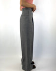 Natan Flocon-J4LAB01 wide-leg pantalon scheerwol – Gris Chine