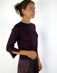 Natan Orso-merinos1 truitje merinowol met splitmouw – Aubergine