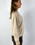 Nineto9 - S569 | 2050 - Sweater rib boorden - lichtbeige