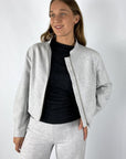Oscar The Collection - Berri jacket - Bomber jacket met rits - mist grey