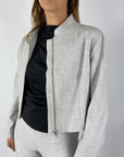 Oscar The Collection - Berri jacket - Bomber jacket met rits - mist grey