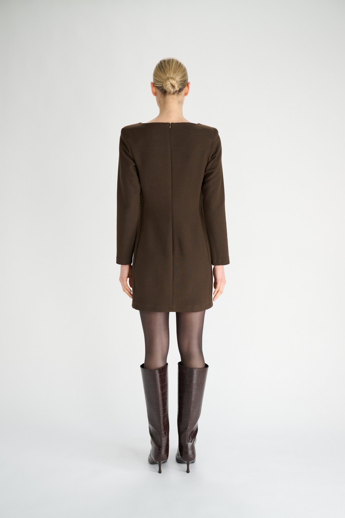 Oscar The Collection Elmo Dress – Espresso
