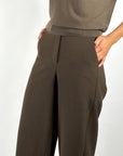 Oscar The Collection - Lou Trousers - Hose in Knöchellänge - ESPRESSO