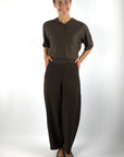 Oscar The Collection - Lou Trousers - Hose in Knöchellänge - ESPRESSO