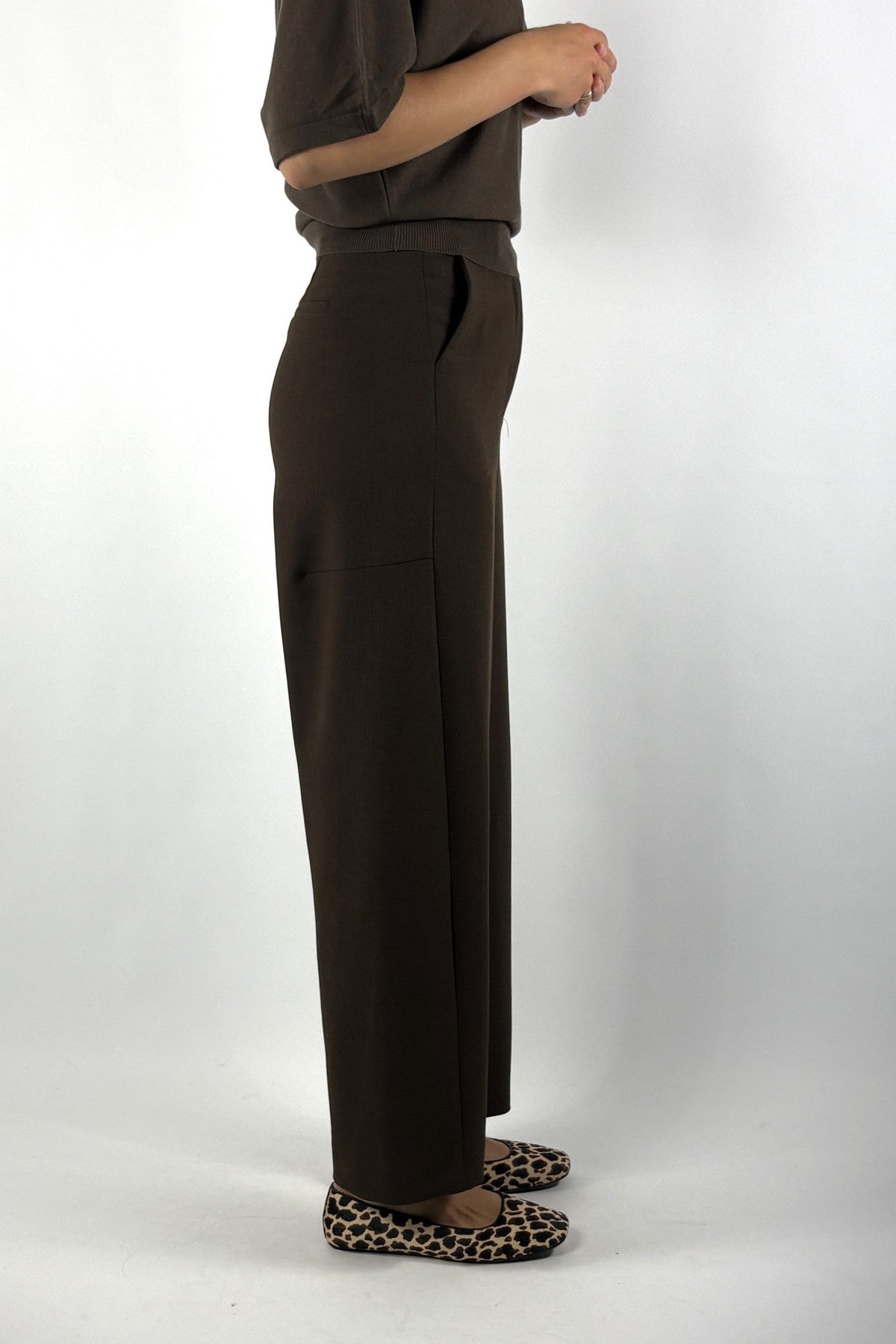 Oscar The Collection - Lou Trousers - Hose in Knöchellänge - ESPRESSO