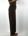 Oscar The Collection - Lou Trousers - Hose in Knöchellänge - ESPRESSO