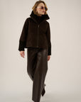 Oscar The Collection - Nate jacket - Suède jacket - chocolate