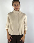 Oscar The Collection Rick Jacket bodywarmer met opstaande kraag – Macademia