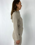 Oscar The Collection - Zyra top - Top drapage kraag - driftwood