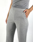 Oscar the Collection Laure trousers licht flared – Imperial Grey